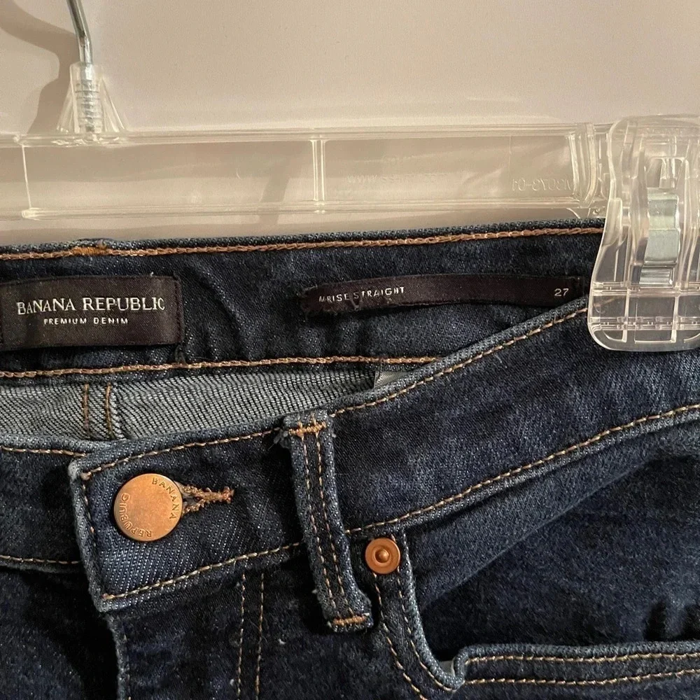 Banana Republic Mid Rise Straight Jeans - Picture 3 of 4